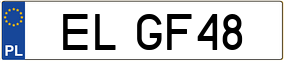 Truck License Plate